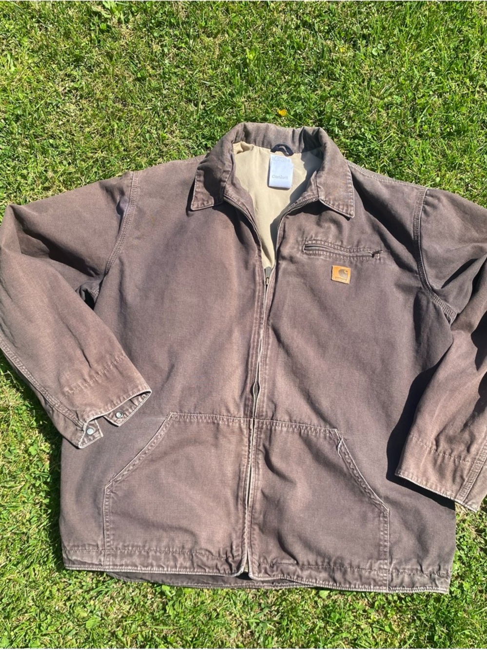 Carhartt Detroit jacket J169! Dark brown! Xl tall!